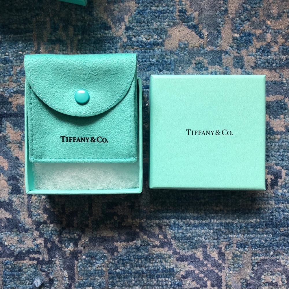 Tiffany & Co. Earring Box and Pouch